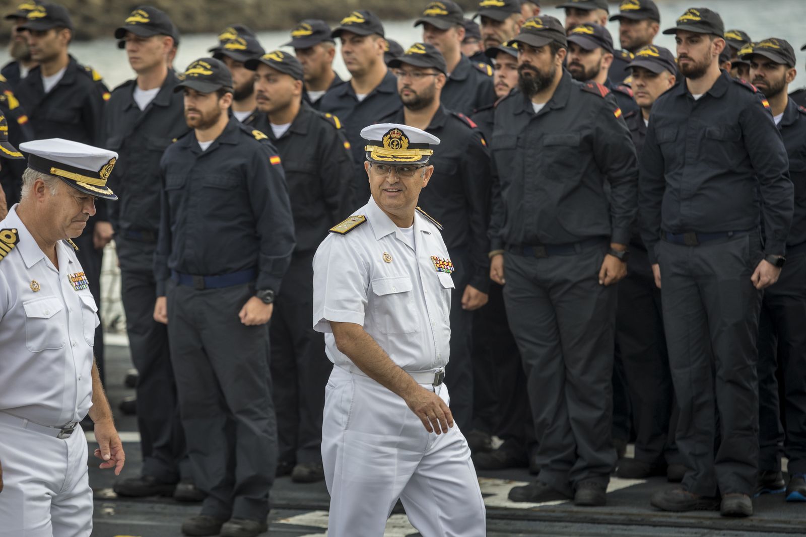 Salida de la fragata 'Reina Sofía'