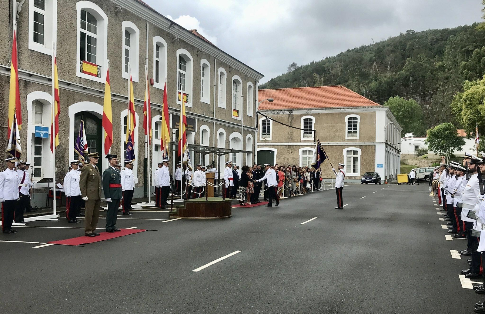 Acto de toma de posesión del nuevo jefe de la FUPRO en Ferrol