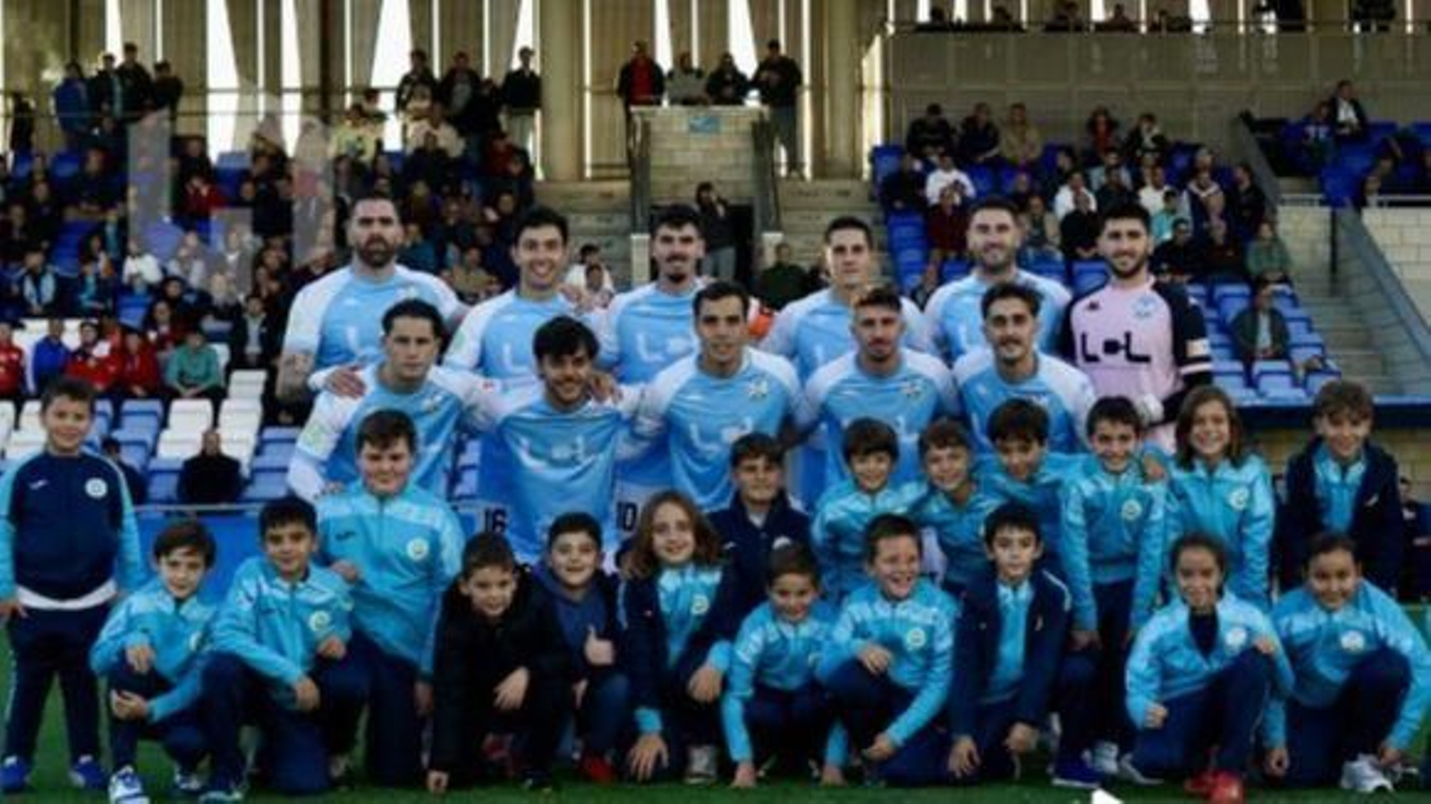 El once del Ciudad de Lucena en la pasada jornada