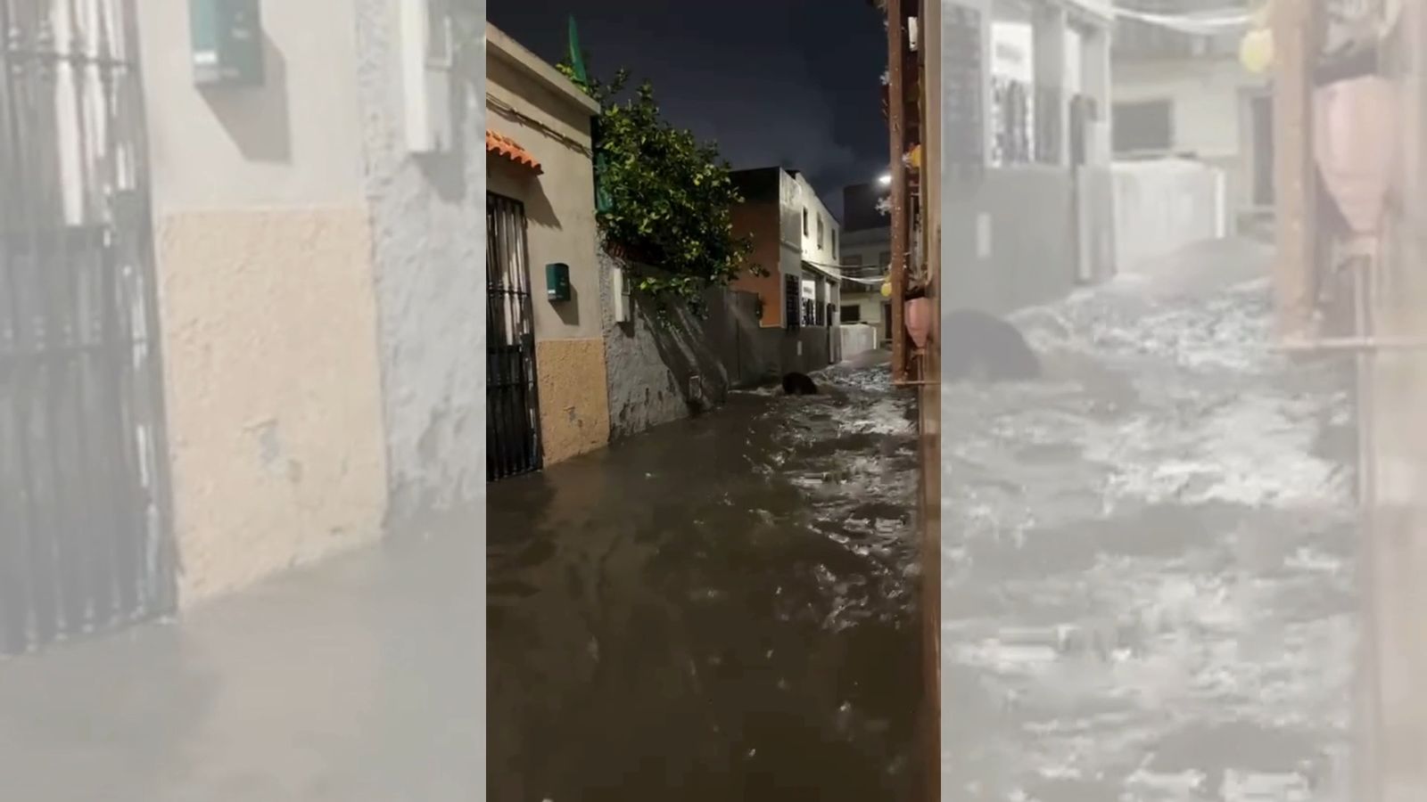 Inundaciones en Algeciras por la borrasca Francis