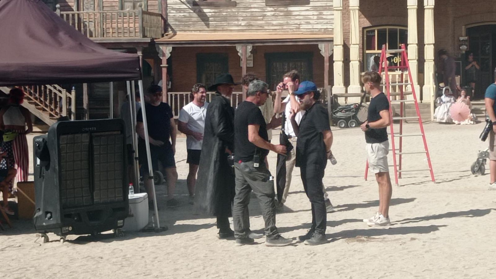 Muchos pensaron que se grababa una película, pero era un anuncio.