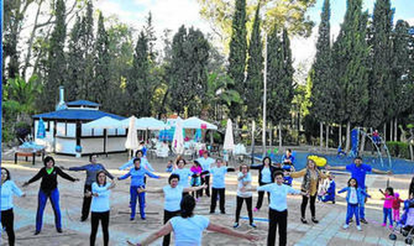 El parque Adolfo Suárez acogió una jornada de ejercicios.