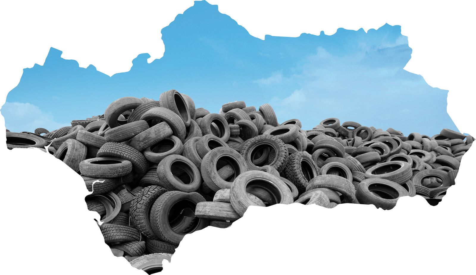 El reciclaje de neumáticos se incrementa en Andalucía