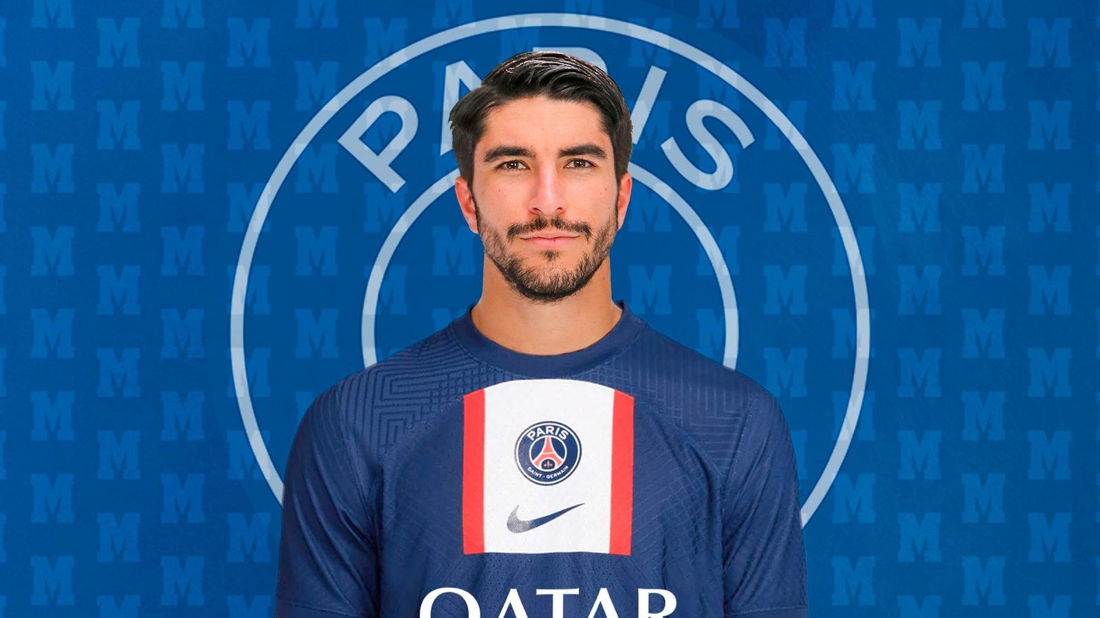 Montaje de Carlos Soler con la camiseta del PSG.
