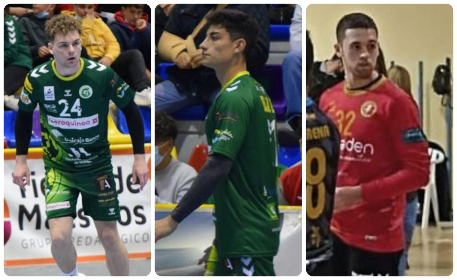 Lorenzo Ruiz, Isaac García y Pablo Luque.