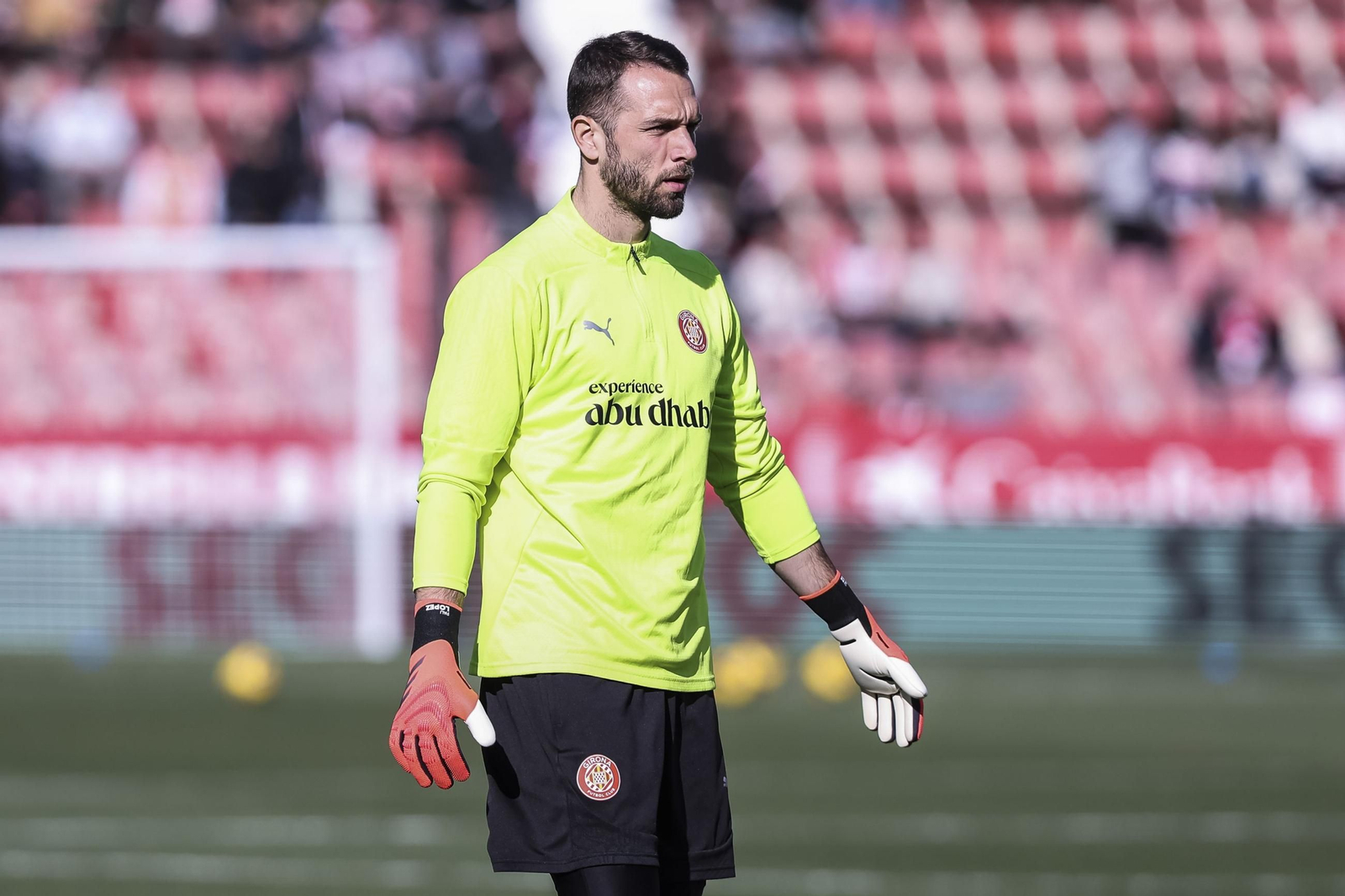 Pau López, en su etapa en el Girona.