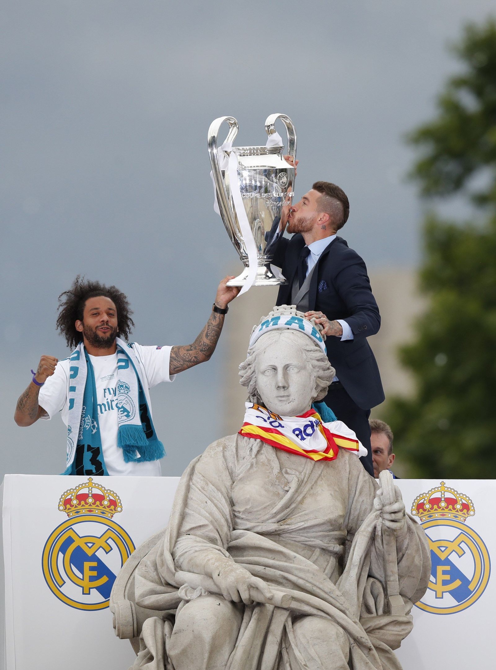 El Real Madrid celebra su decimotercera Champions