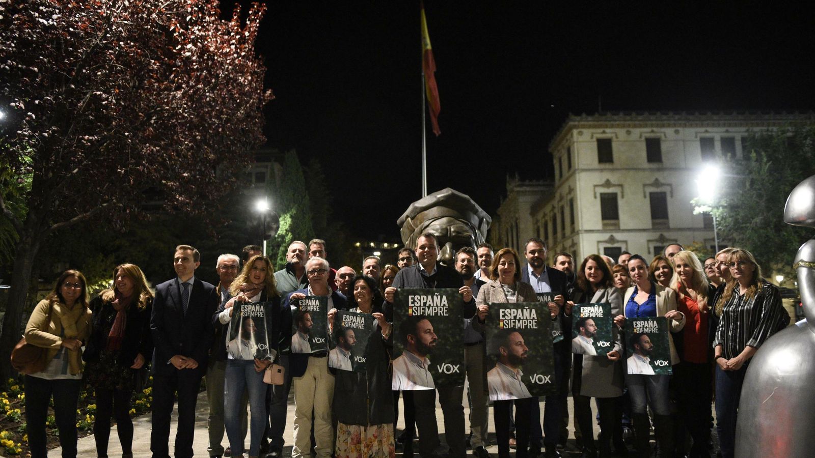 Vox y su pegada virtual desde Avenida de la Constitución