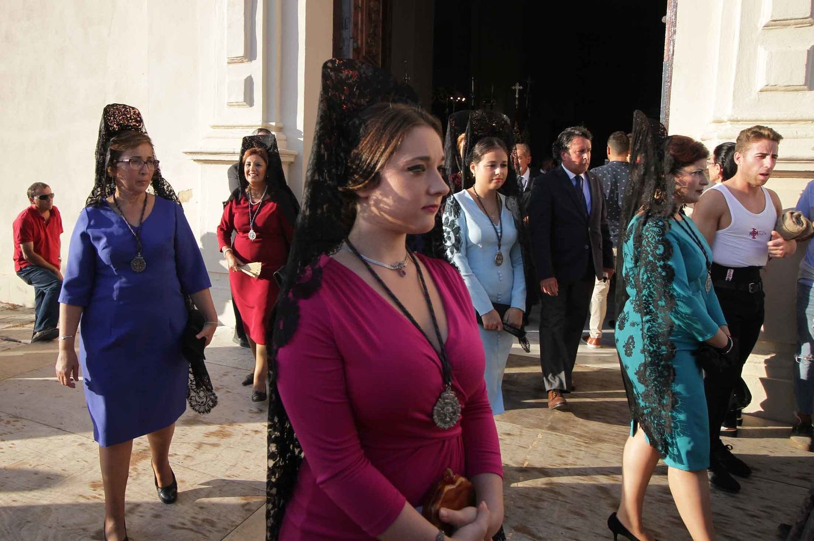 Imágenes del Señor de Pasión en la procesión del centenario de la hermandad
