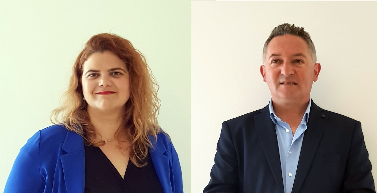 Tamara Hodas y Rafael León.