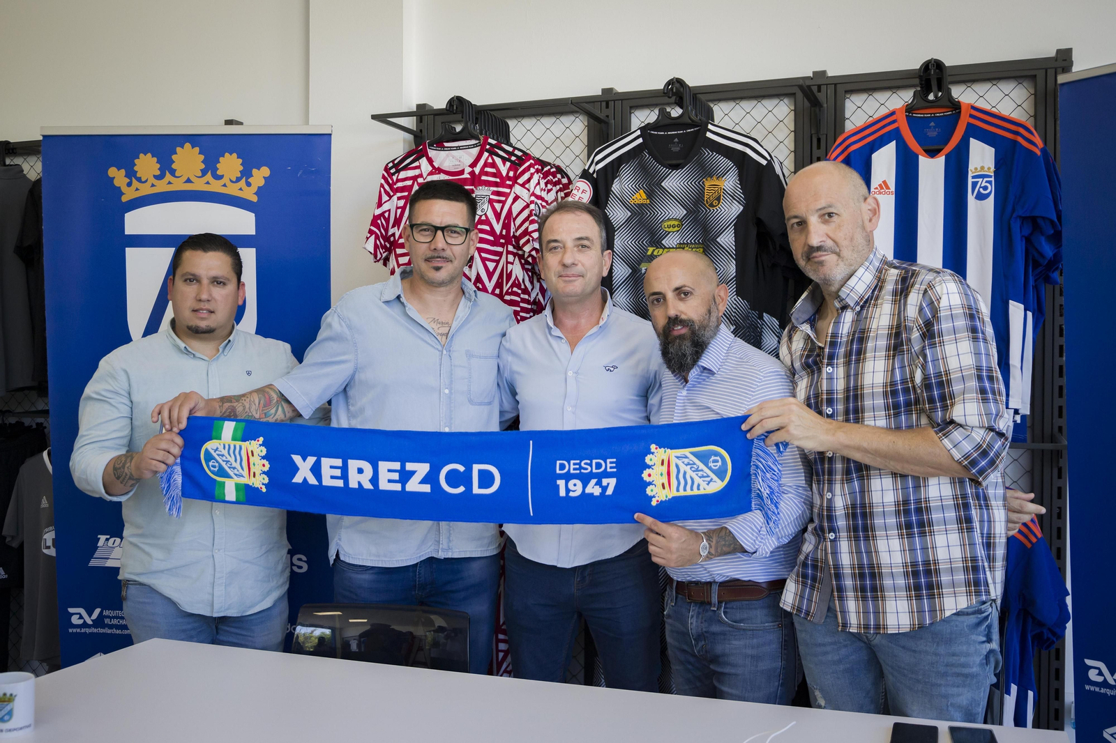 Presentación de Miguel Ángel como nuevo director deportivo del Xerez CD