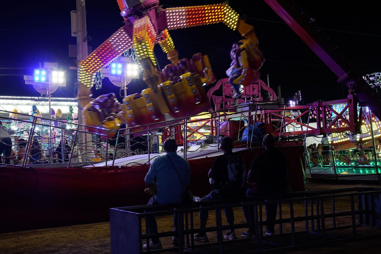 Imágenes del ambiente de Colombinas el día 4 de agosto