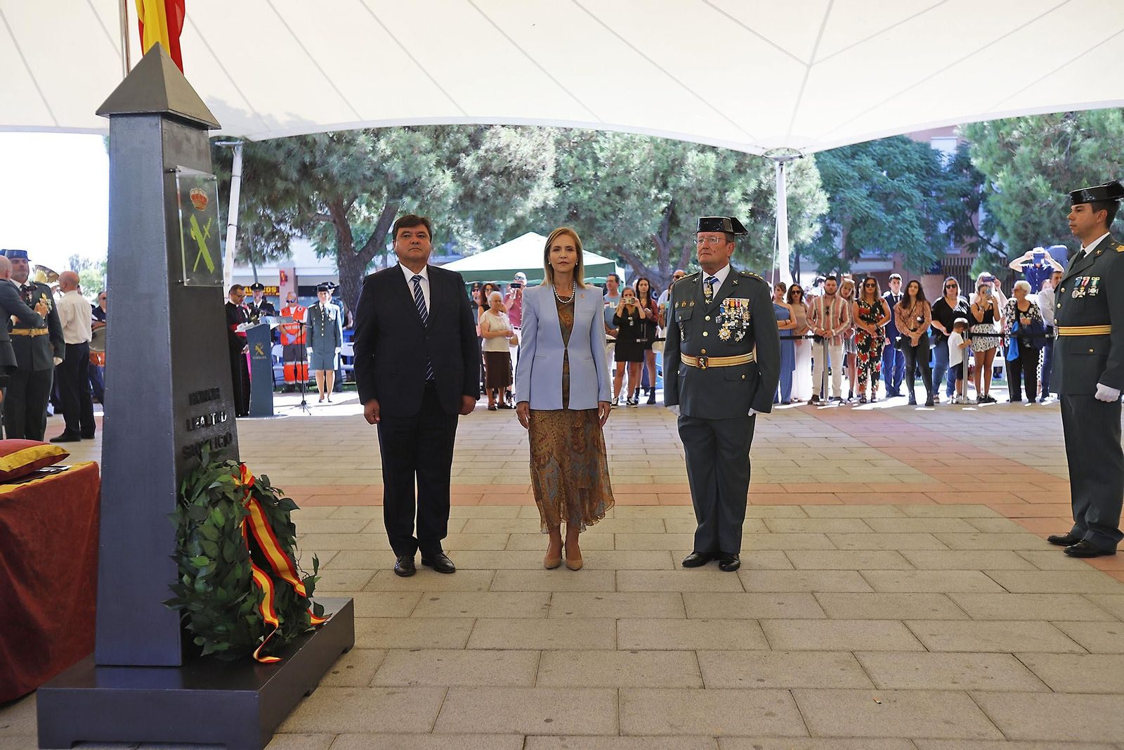 Imágenes de los actos de la Guardia Civil  en Huelva 12 de octubre, Día del Pilar