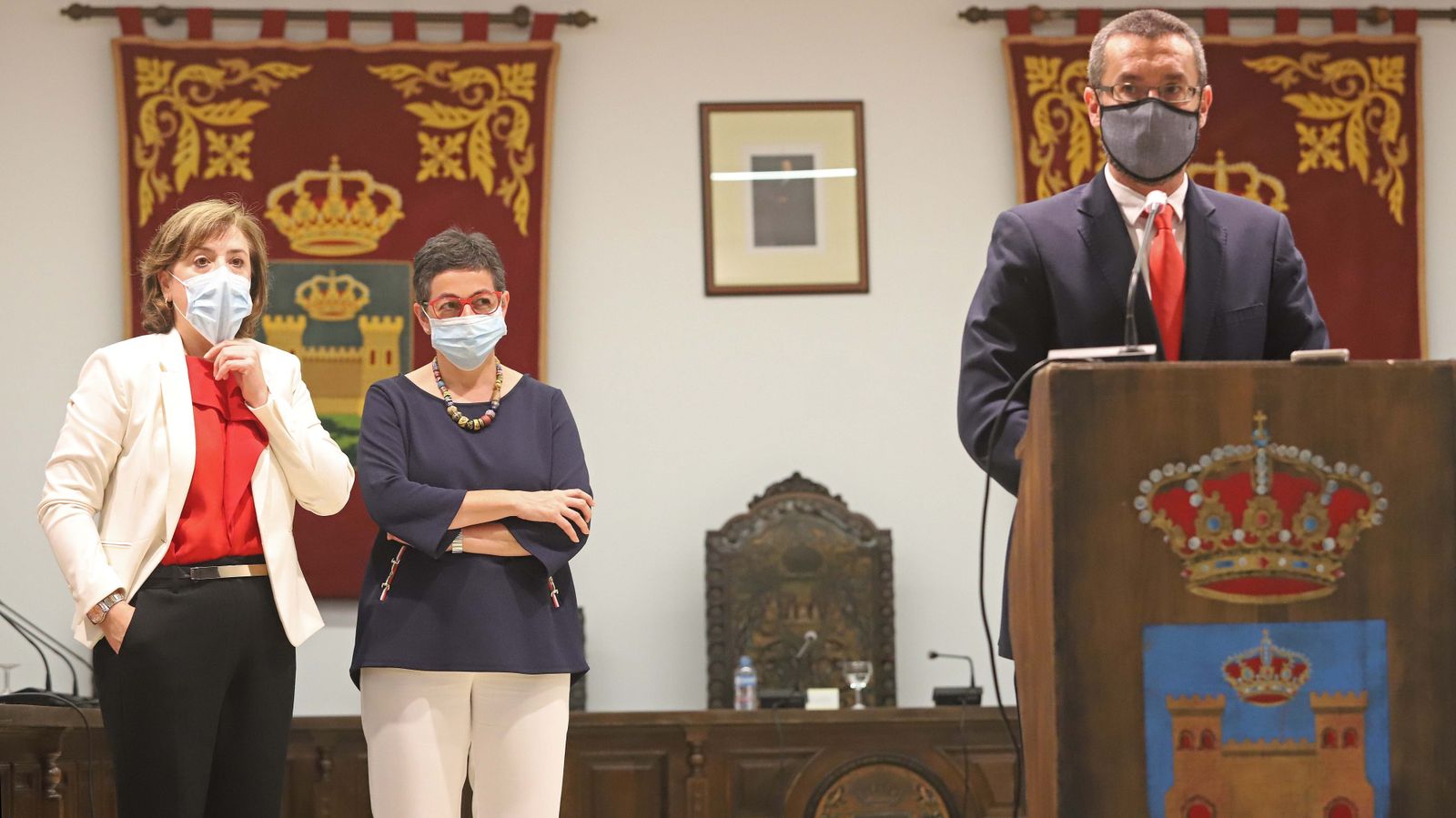 Visita de Arancha González Laya a La Línea y la Verja de Gibraltar