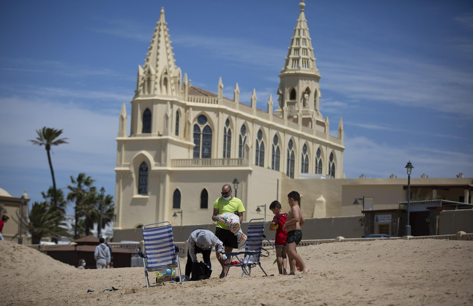 Las imágenes de la playa de Chipiona
