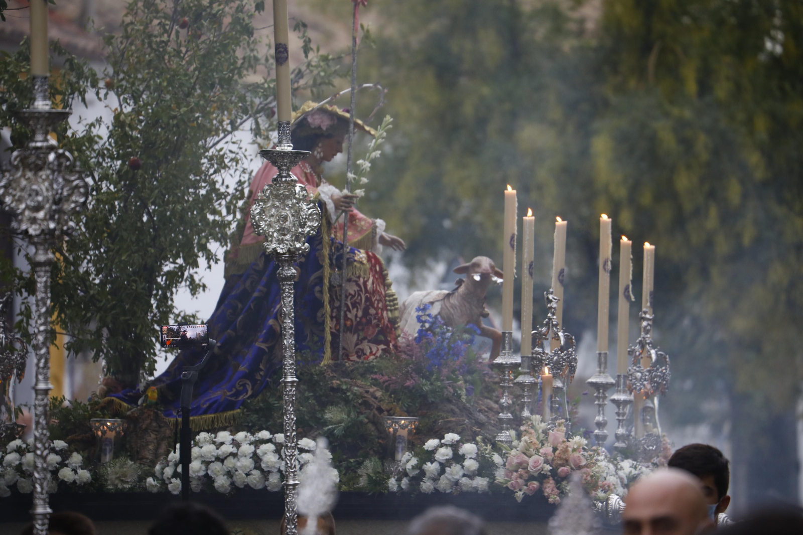 La procesión de la Divina Pastora de las Almas, en imágenes