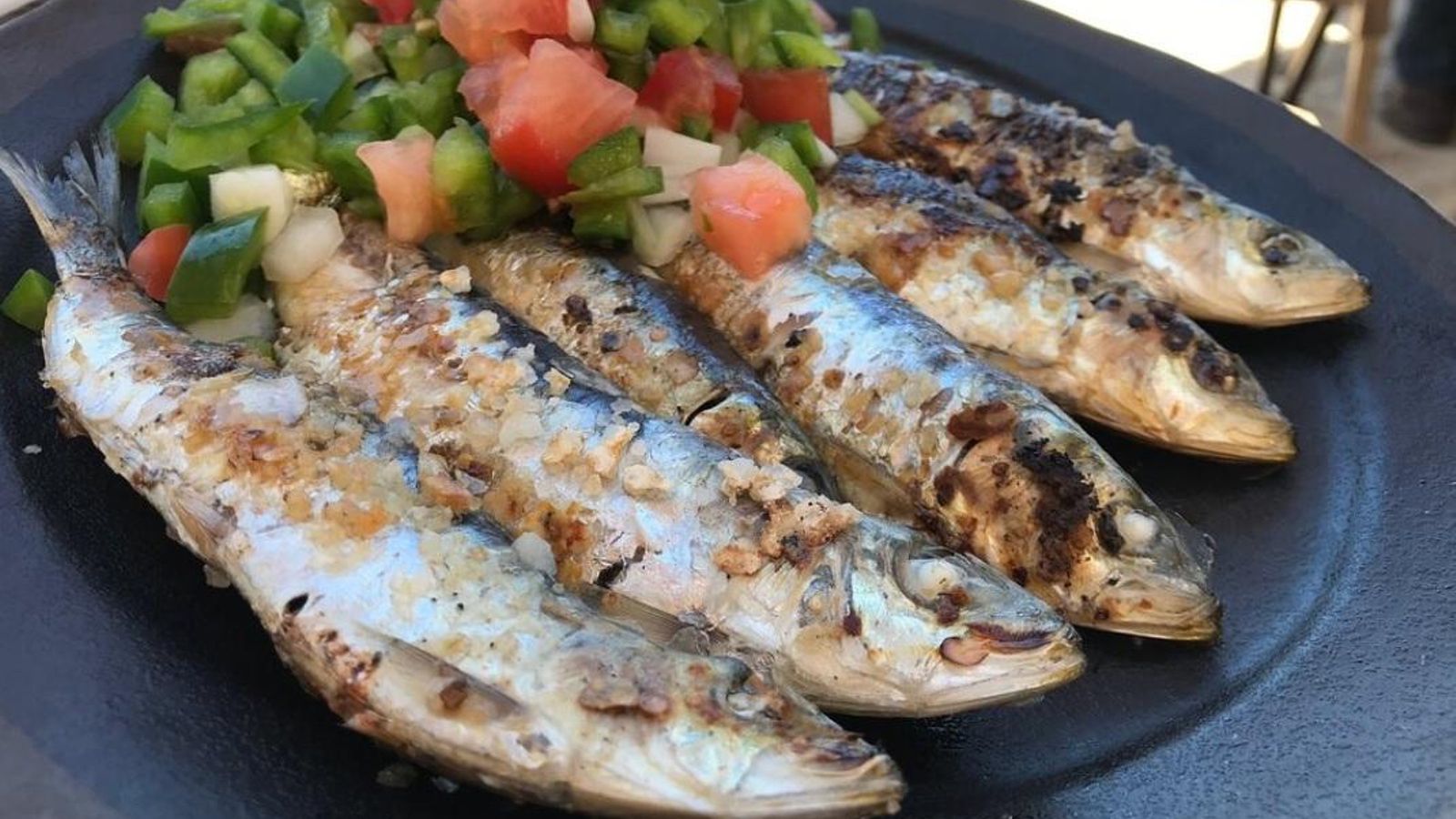 Uno de los platos del chiringuito Bebo los Vientos Uno de los platos del chiringuito Bebo los Vientos