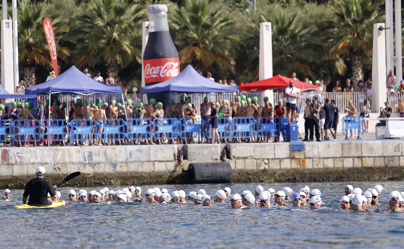 Fotos de la 60ª Travesía a Nado del Puerto de Málaga