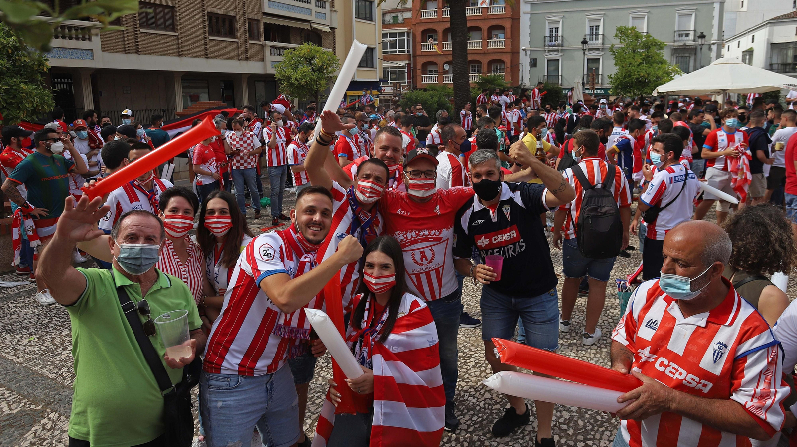 Fotos de la afición del Algeciras CF