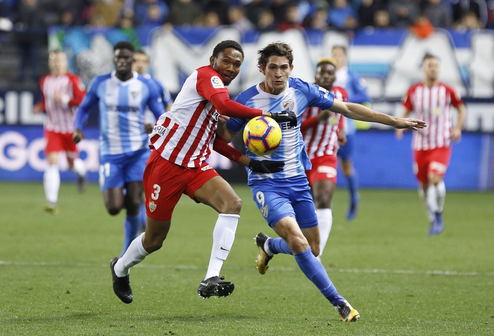 Las imágenes del Málaga-Almería.