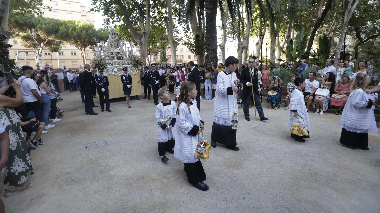 La Magna Mariana de Algeciras por el Parque María Cristina, en imágenes