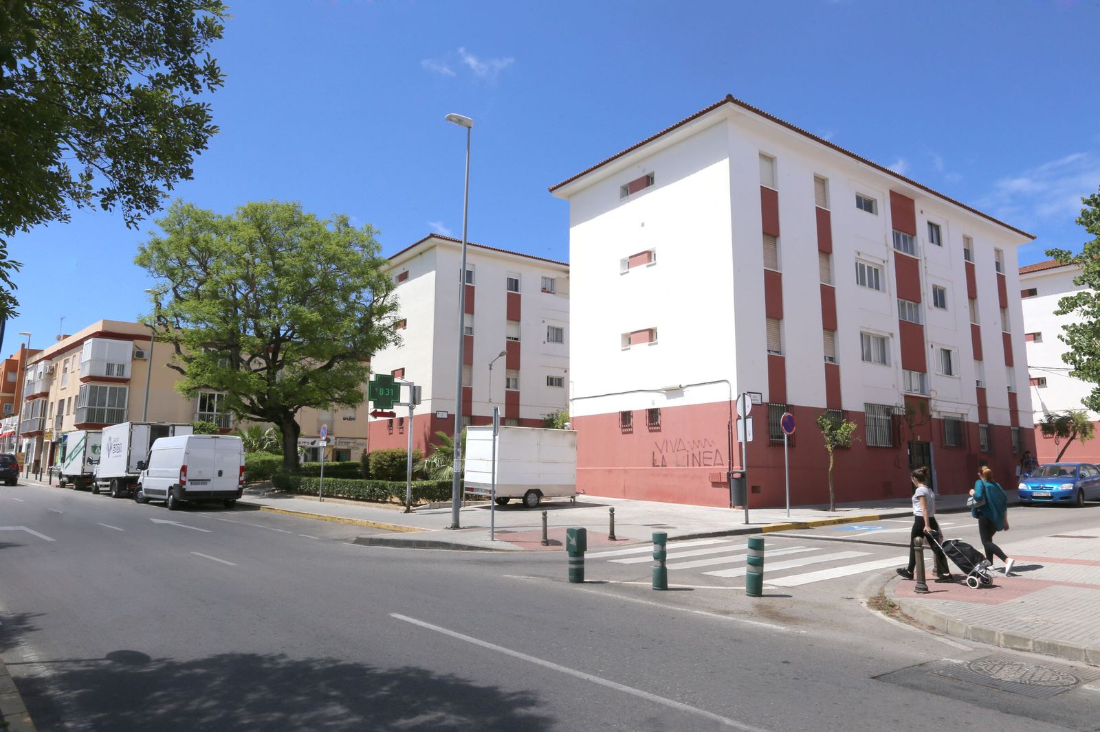 Una de las zonas de la provincia, en Chiclana, consideradas por la Junta como zona desfavorecida.
