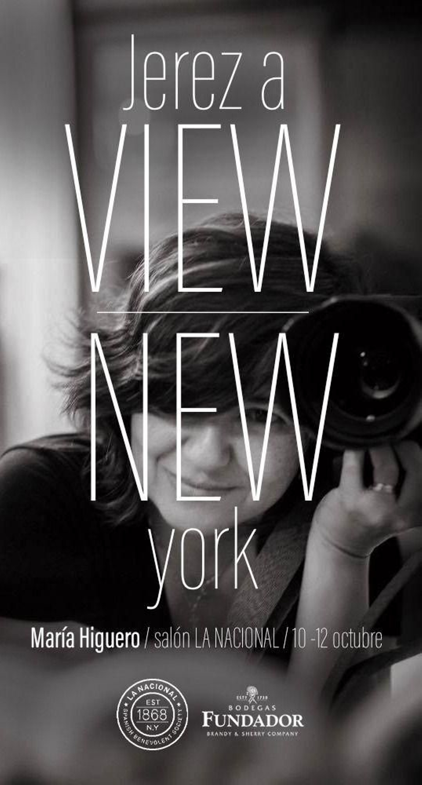 Cartel de la exposición de María Higuero.