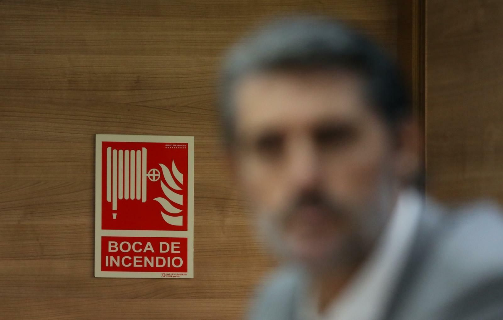 Las fotos de la rueda de prensa de Caminero y Jofre