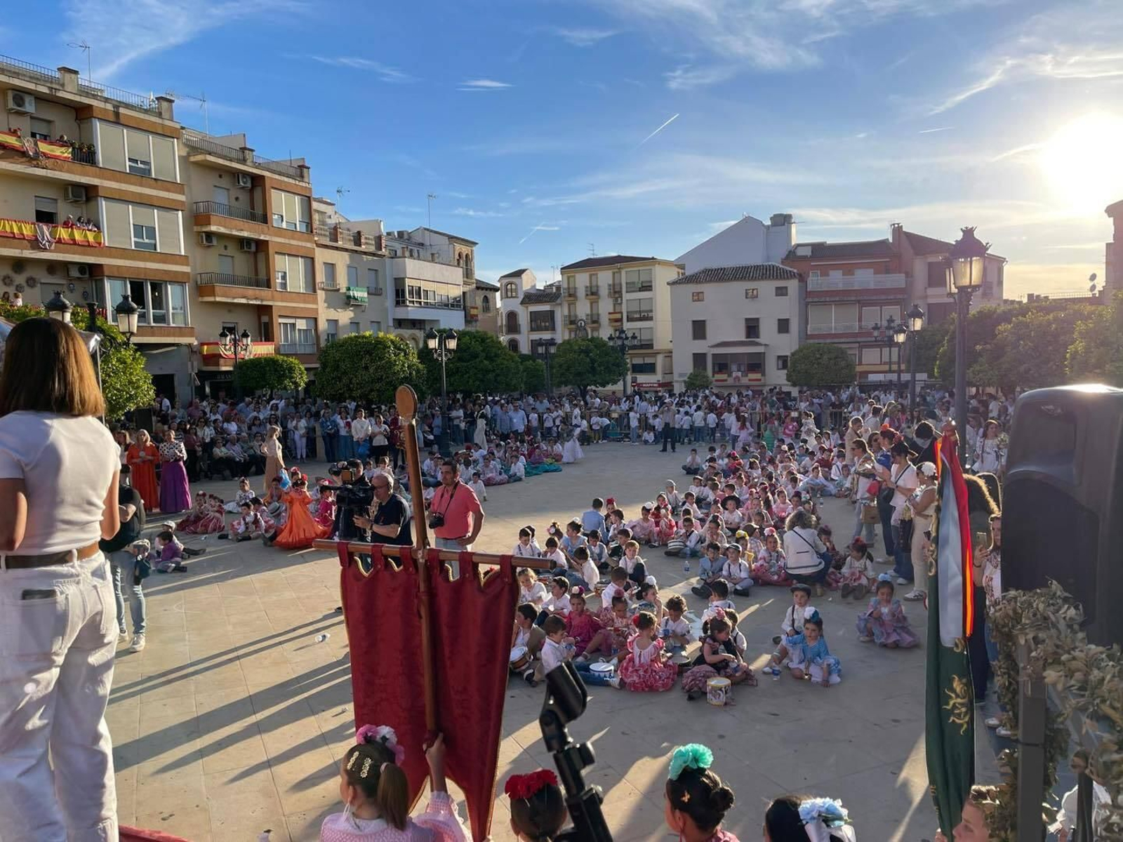En imágenes: Los más pequeños celebran su romería escolar en Porcuna