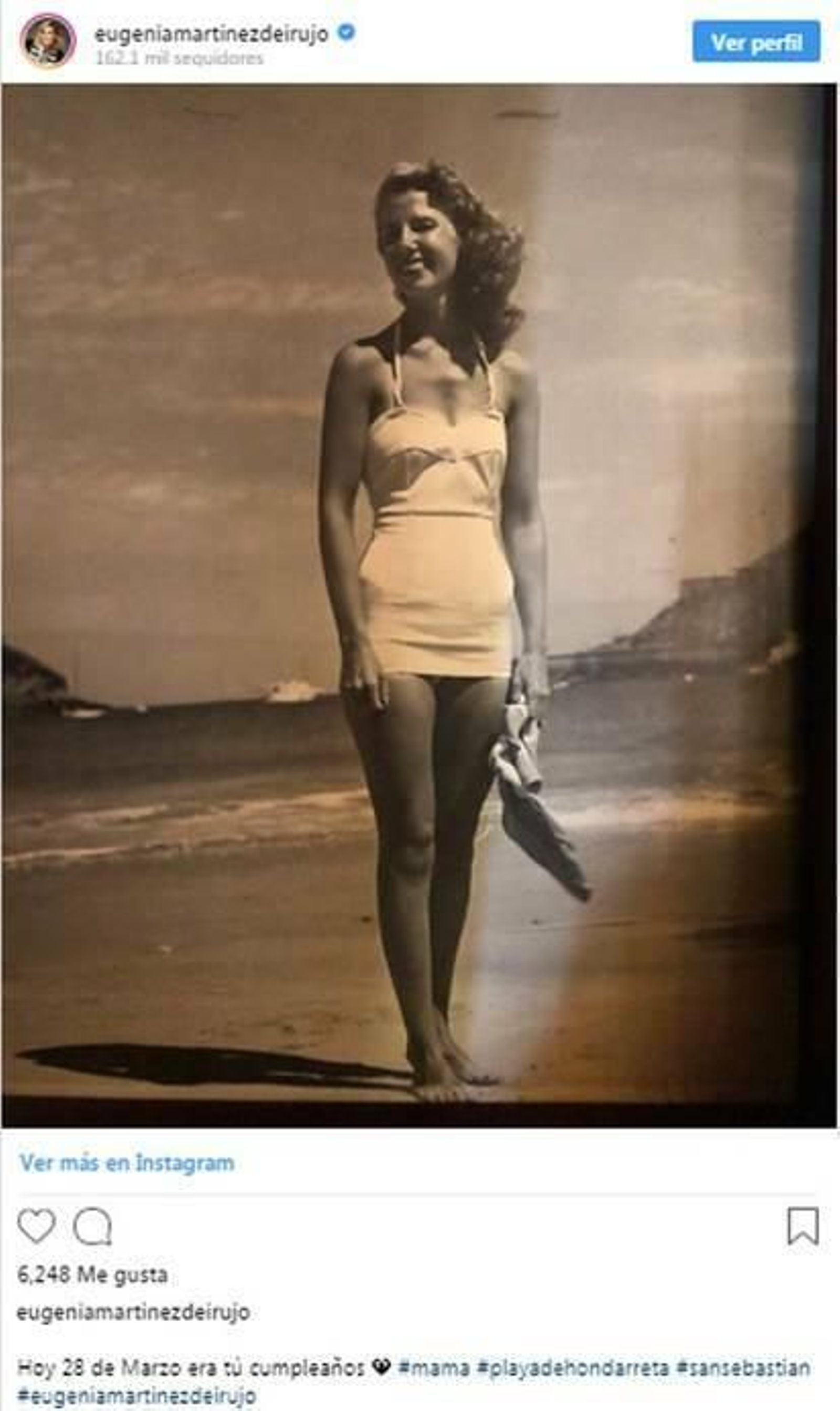 Foto de la duquesa de Alba que ha compartido su hija en Instagram.