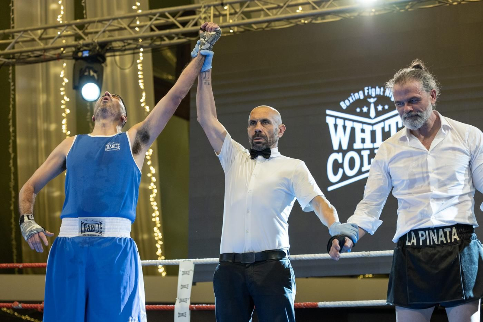 El boxeo solidario de la VI velada White Collar Boxing cautiva al público de Jaén