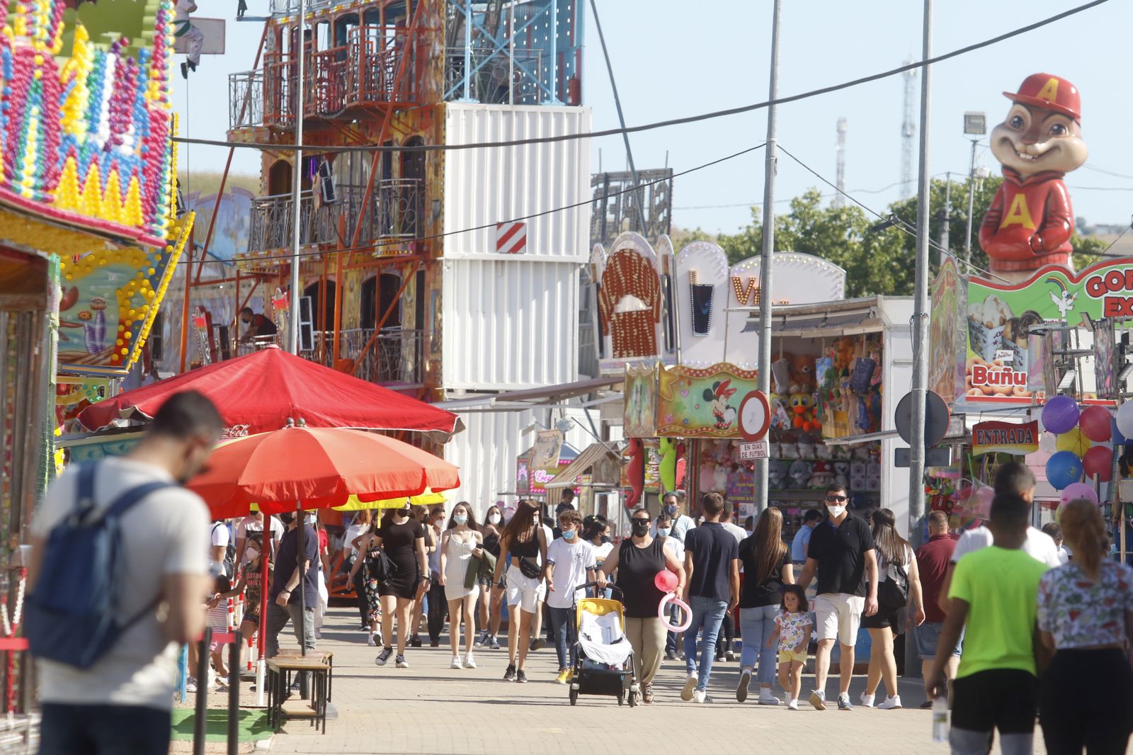 Las imágenes de un sábado de 'Feria' especial en El Arenal
