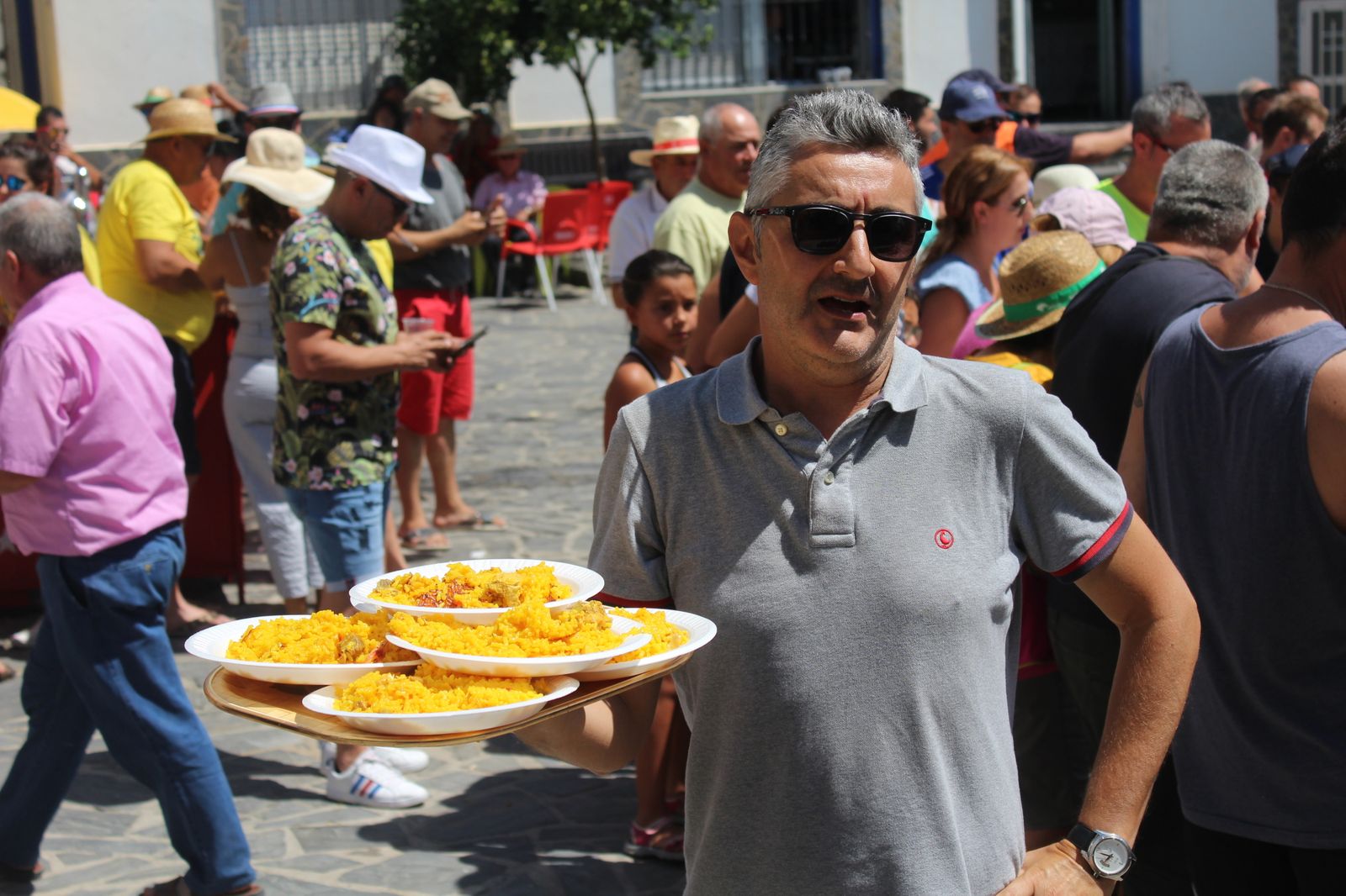 Fotogalería de la paella gigante de Velefique