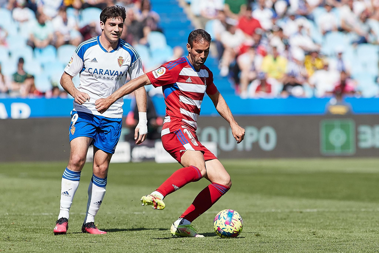 Las mejores imágenes del partido entre el Zaragoza y el Granada