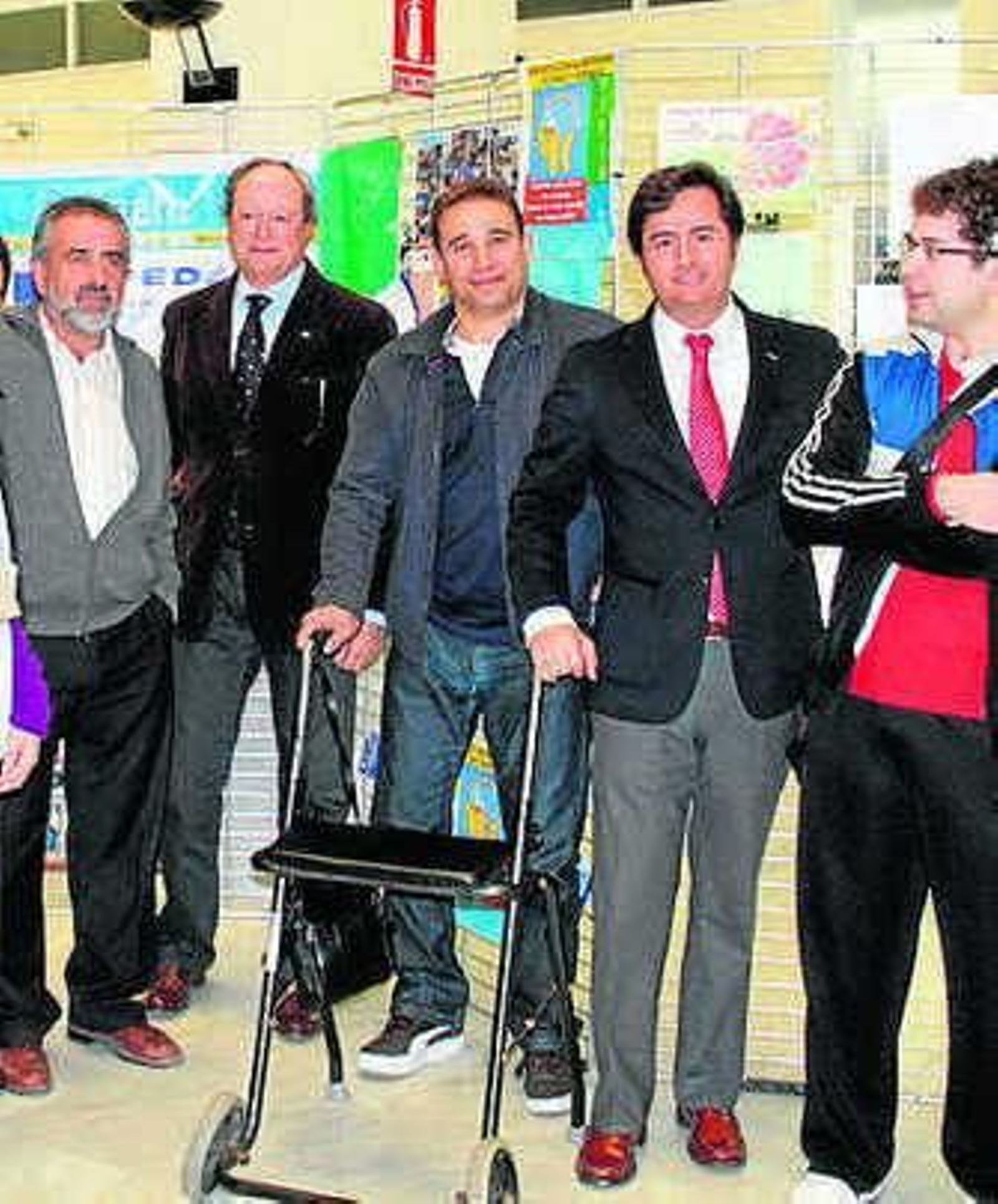 Inauguración de la exposición.