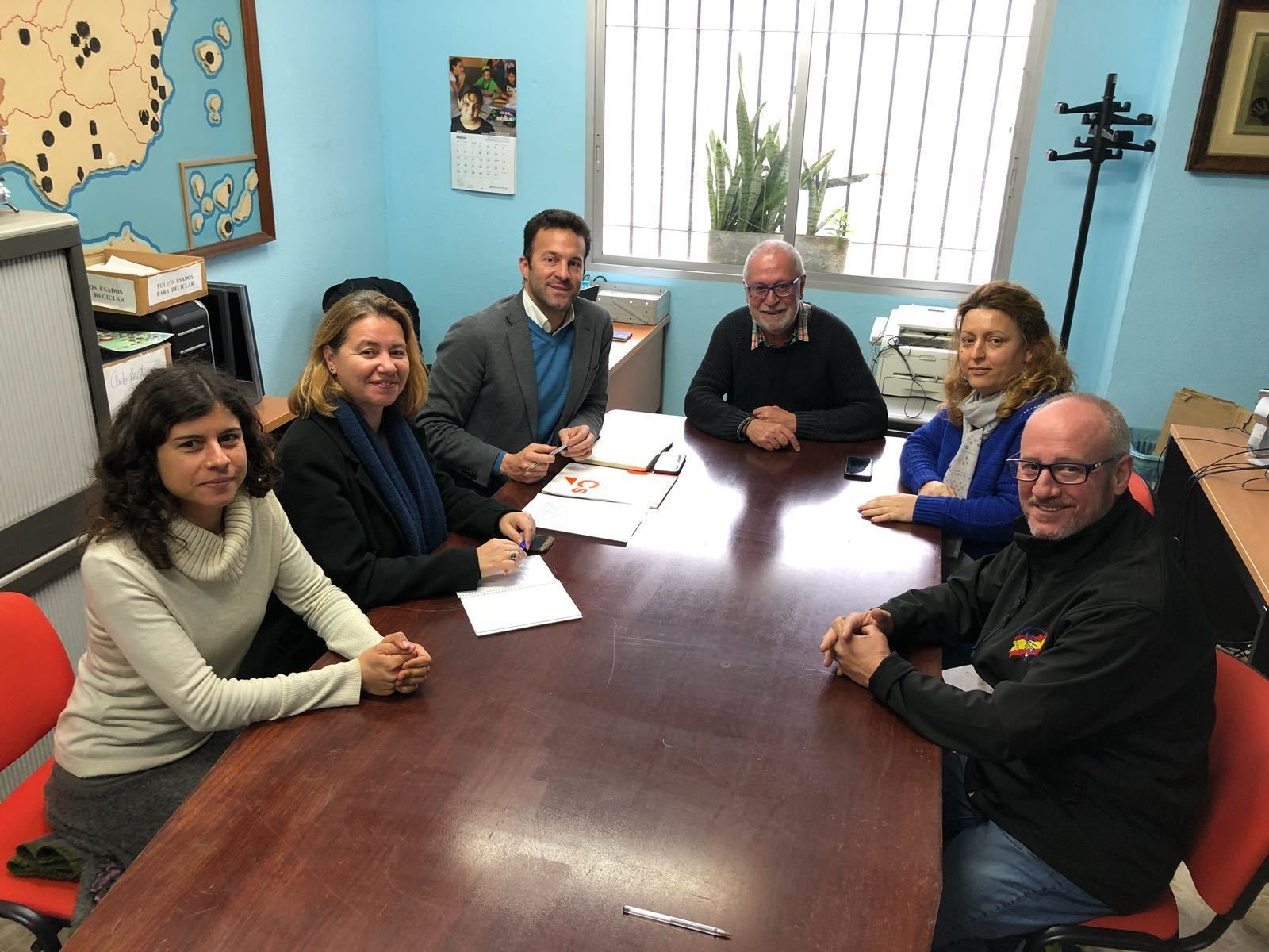 Un momento de la reunión.