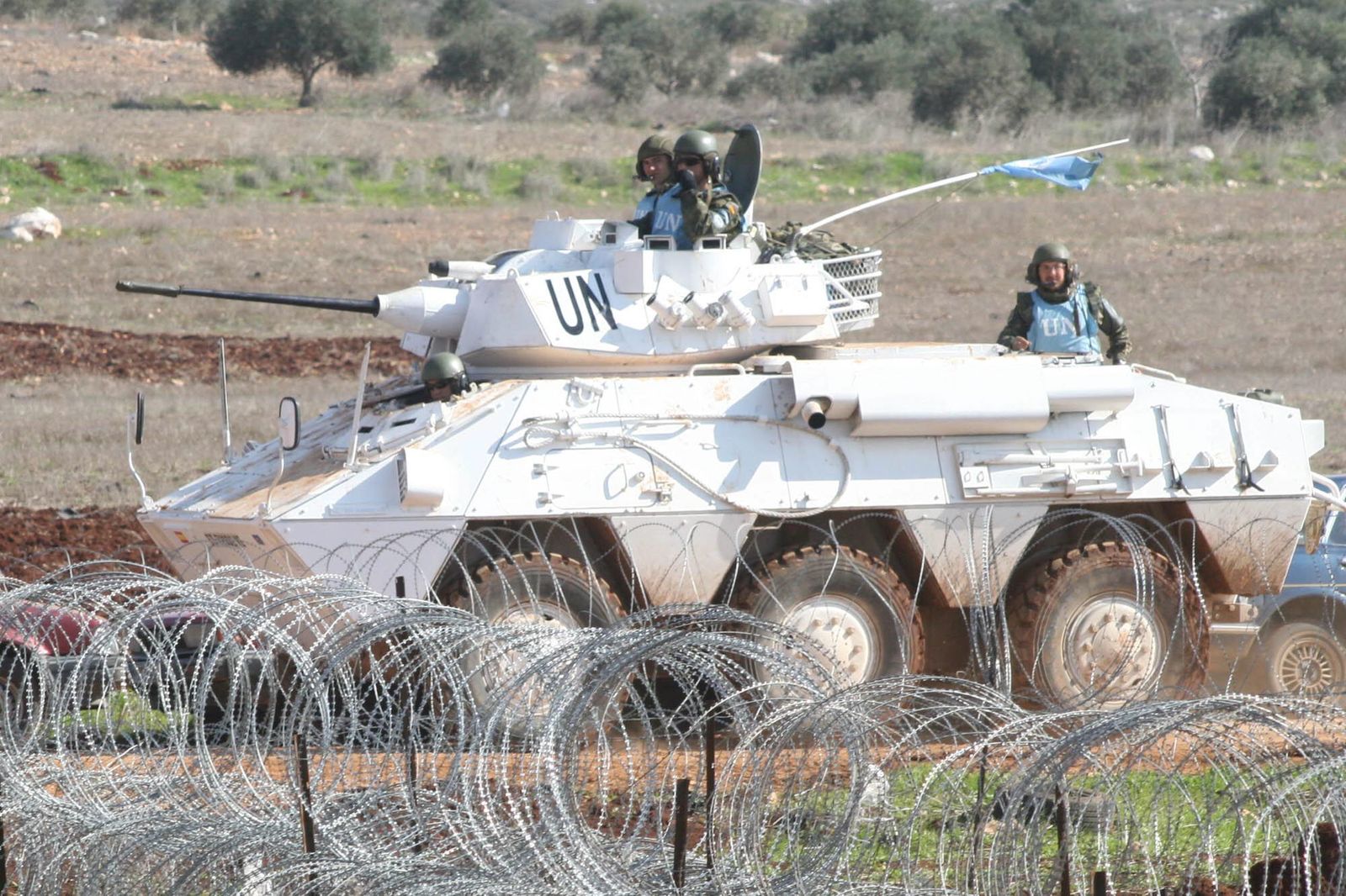 Soldados españoles en la misión de paz de la ONU en el Líbano (Finul).