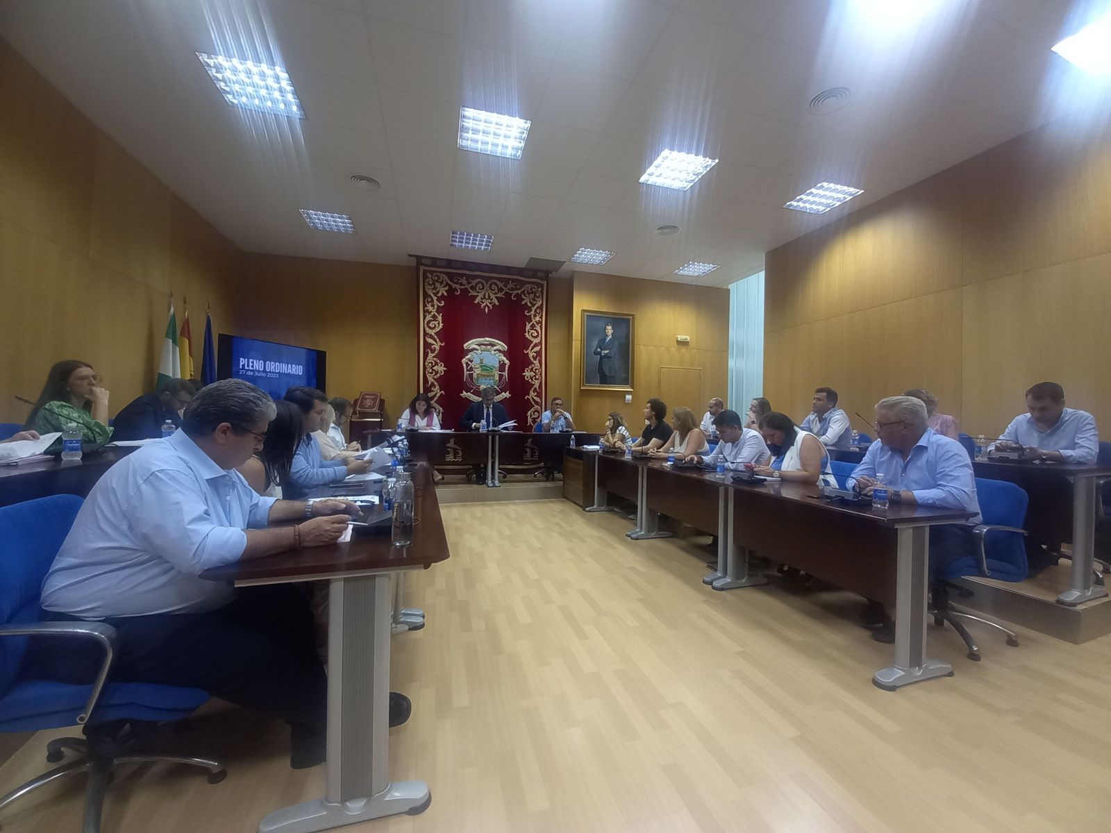 Sesión plenaria del Ayuntamiento de Puente Genil.