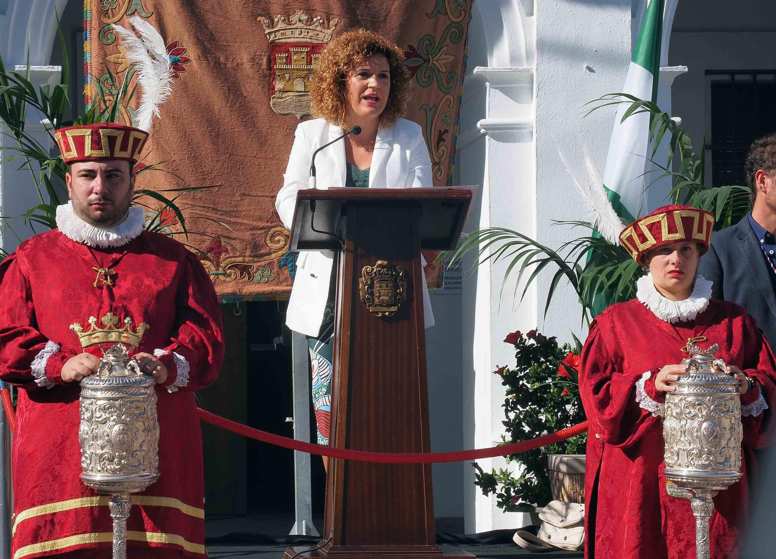 Imágenes del inicio de la Feria de Octubre en Cartaya