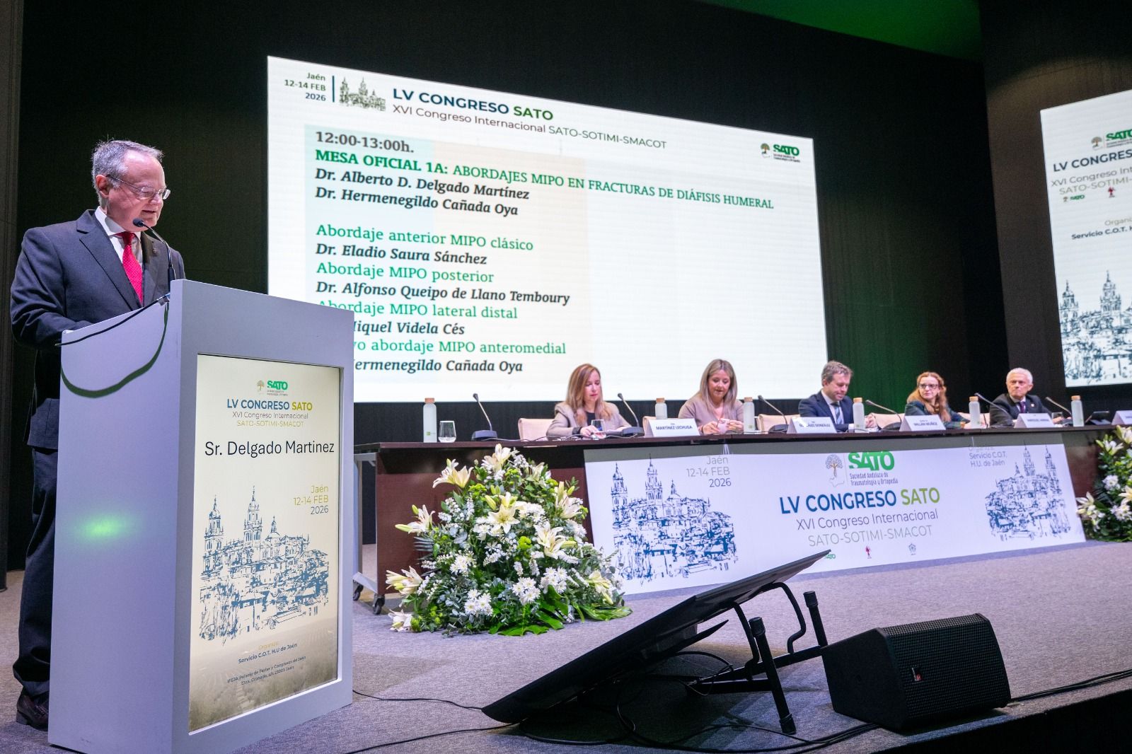Inauguración del Congreso de la Sociedad Andaluza de Traumatología y Ortopedia.