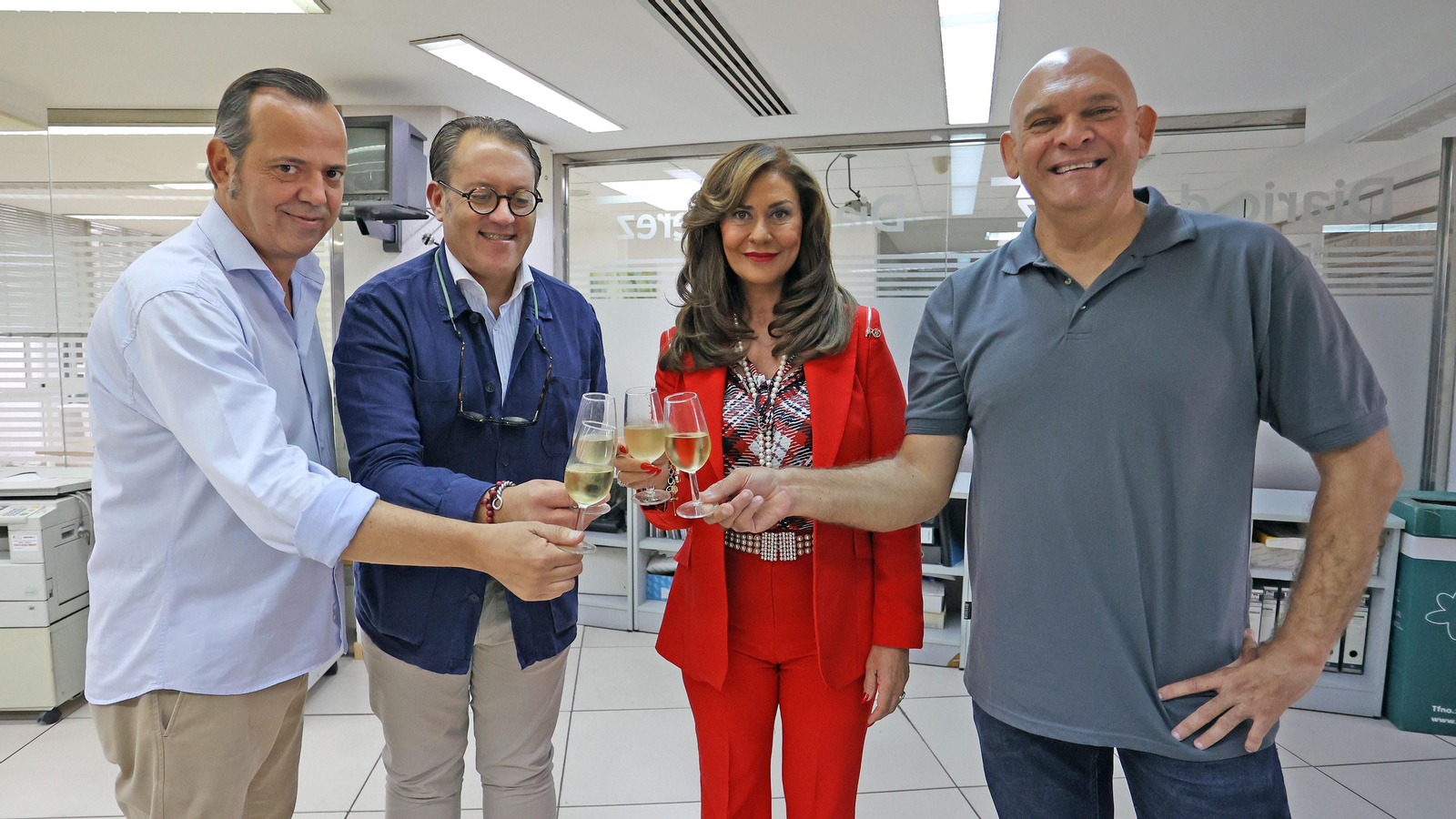 Visita de los Reyes Magos de Jerez 2024 al Diario de Jerez