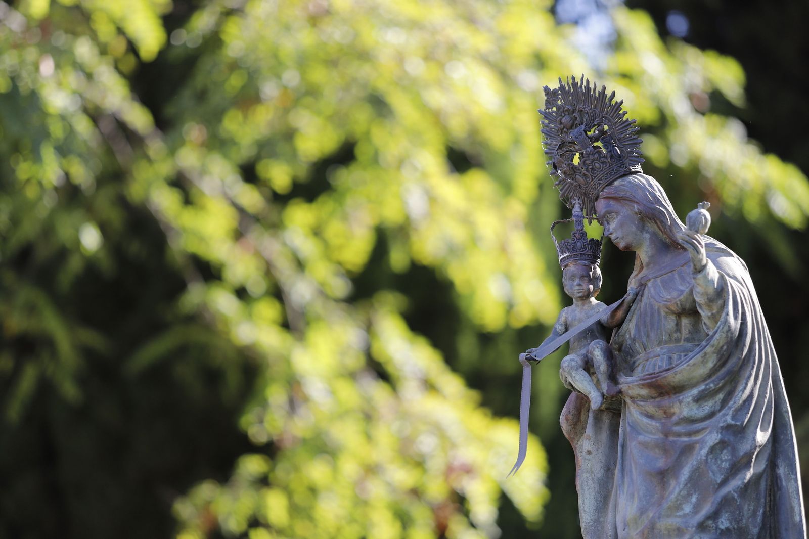 Los jardines del Santuario de La Cinta