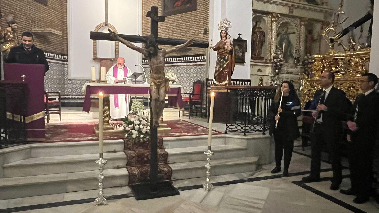 El Cristo de la Sangre de Beas, este Martes Santo.