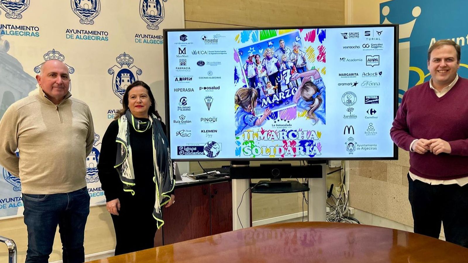 Presentación de la segunda edición de la Marcha Solidaria