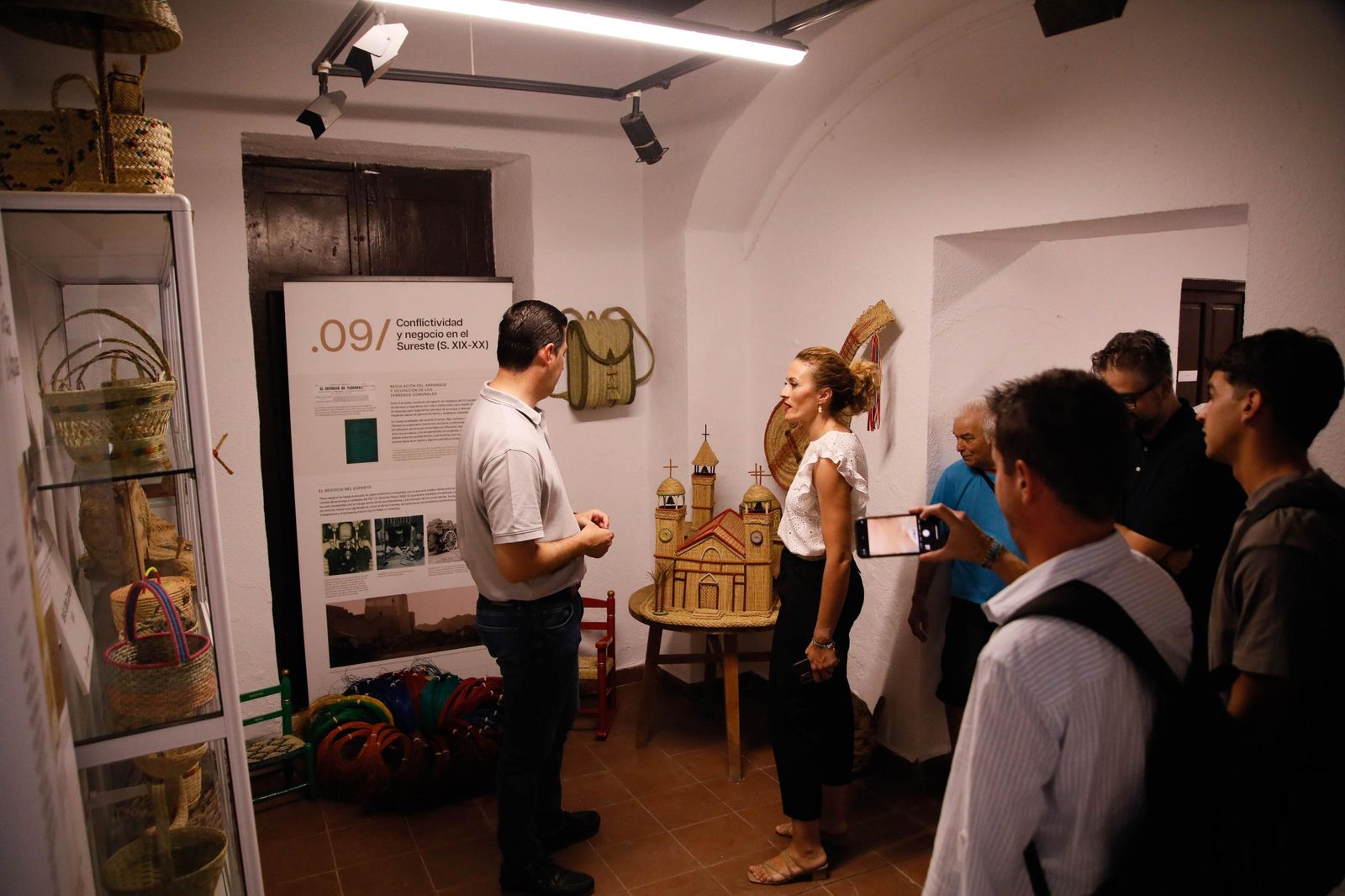 Jornada inaugural del I Encuentro de Esparteros de Níjar, en imágenes