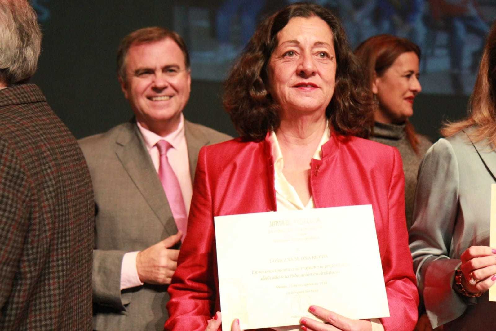 Acto de homenaje a los docentes jubilados en la provincia de Málaga