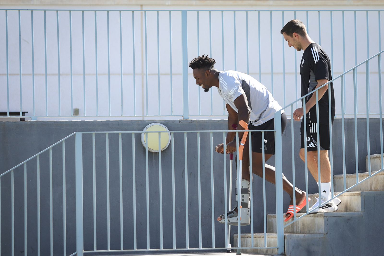 Bouldini en el entrenamiento abierto a la afición del lunes.