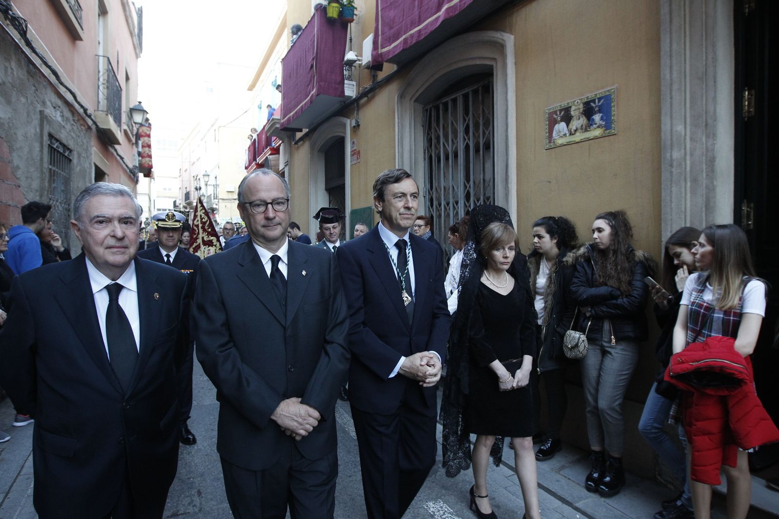 Imágenes de la Procesión del Entierro, Viernes Santo. Semana Santa Almería 2019