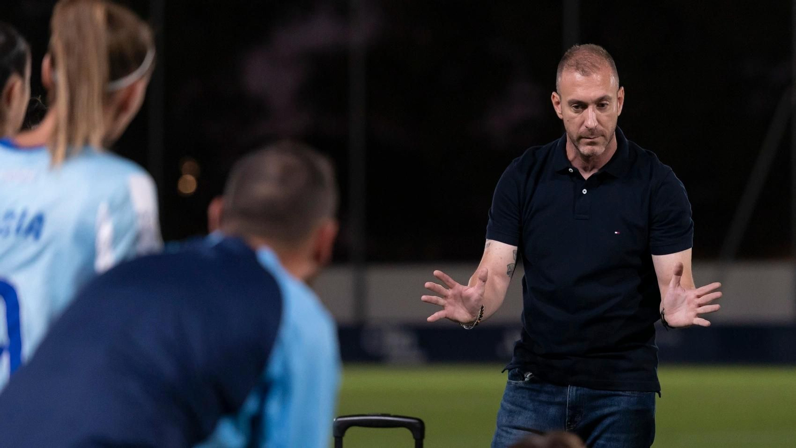 Héctor Díaz, durante el Málaga-Betis