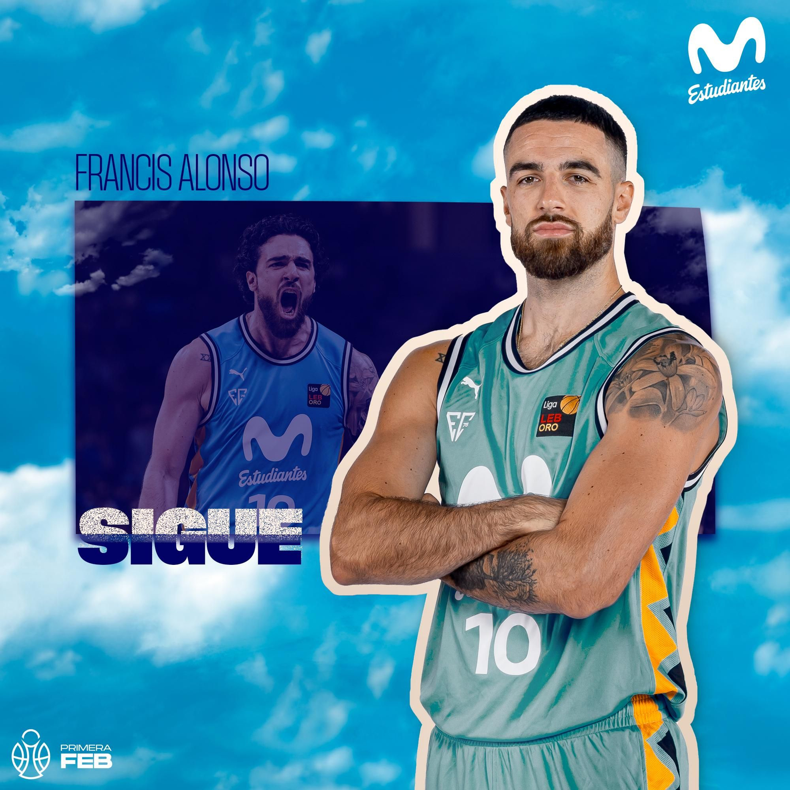 Francis Alonso, renovado.